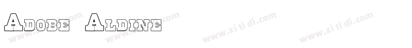 Adobe Aldine字体转换 Adobe Aldine字体转换